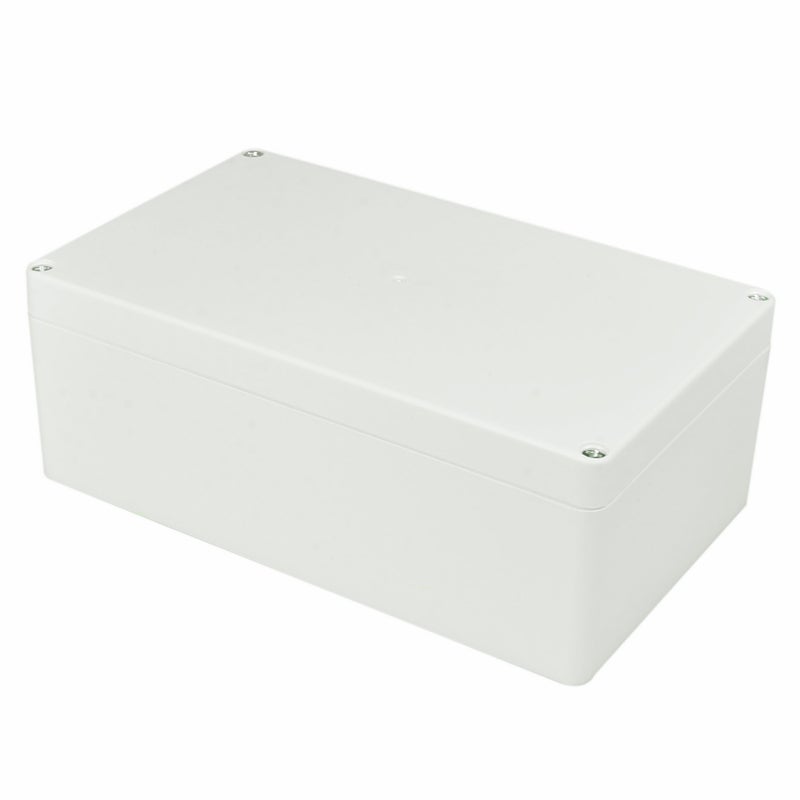 Pinfox Waterproof Electronic ABS Plastic Junction Project Box Enclosure 200mm by 120mm by 75mm (White) - Image 1